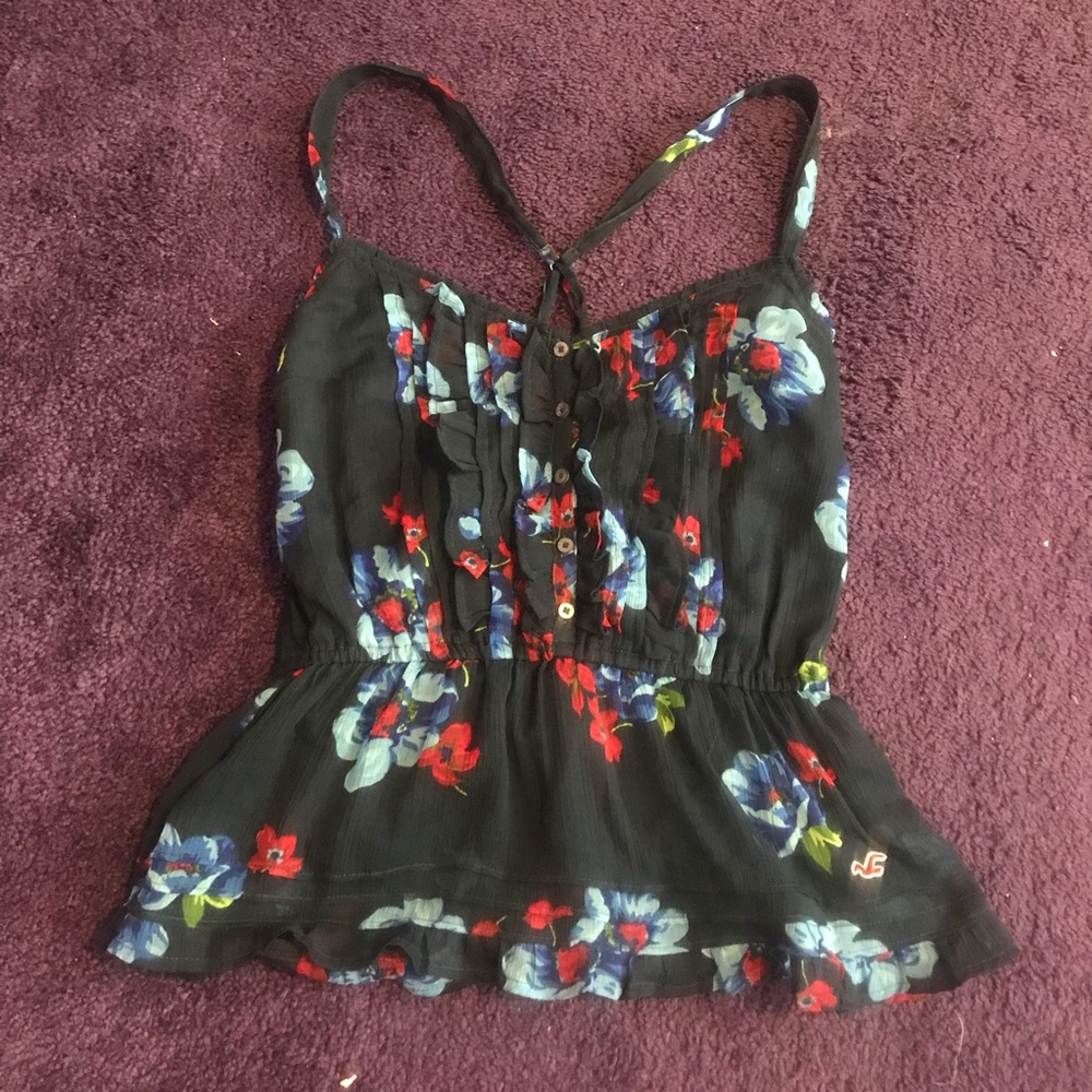 Navy Hollister Top